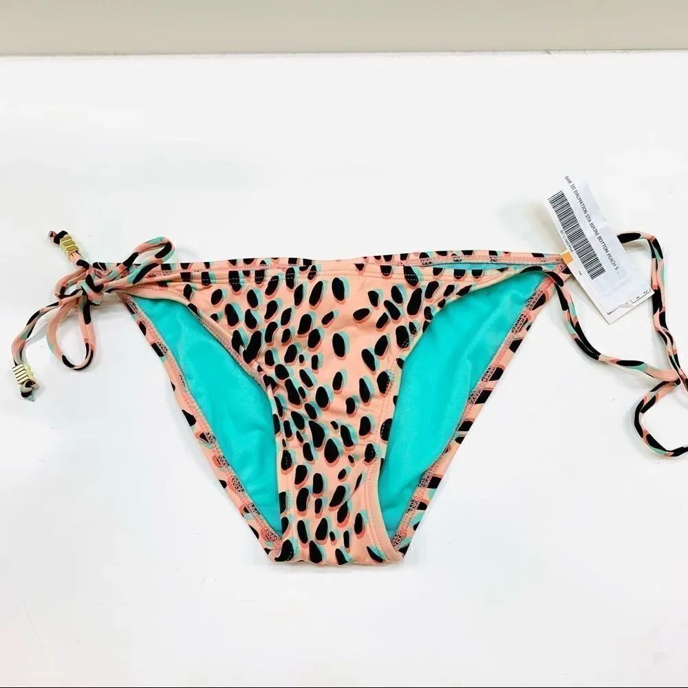 Women's Brazilian Bikini Bottom Size Small Ties